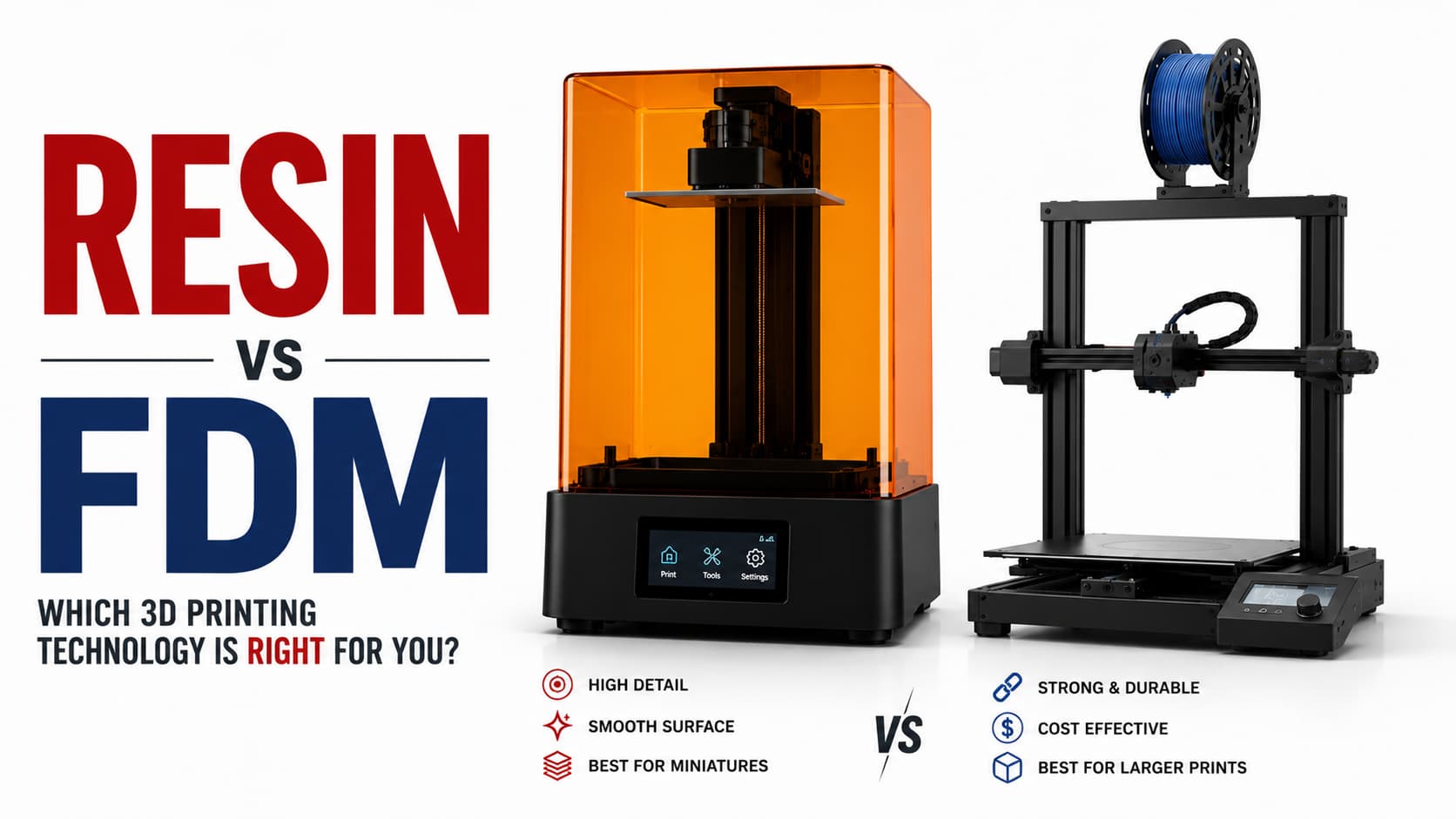 Resin vs FDM: which is right for figurines?